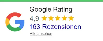 Google Rating 4,9 Sterne