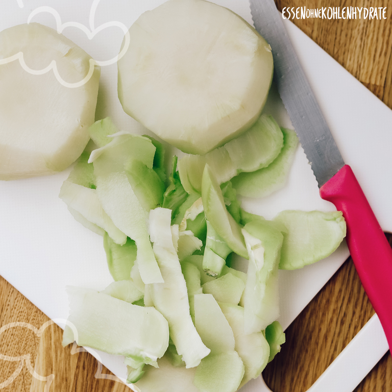 Kohlrabi aus dem Ofen - Essen ohne Kohlenhydrate