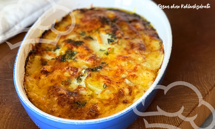 Schnelles Kohlrabi-Gratin